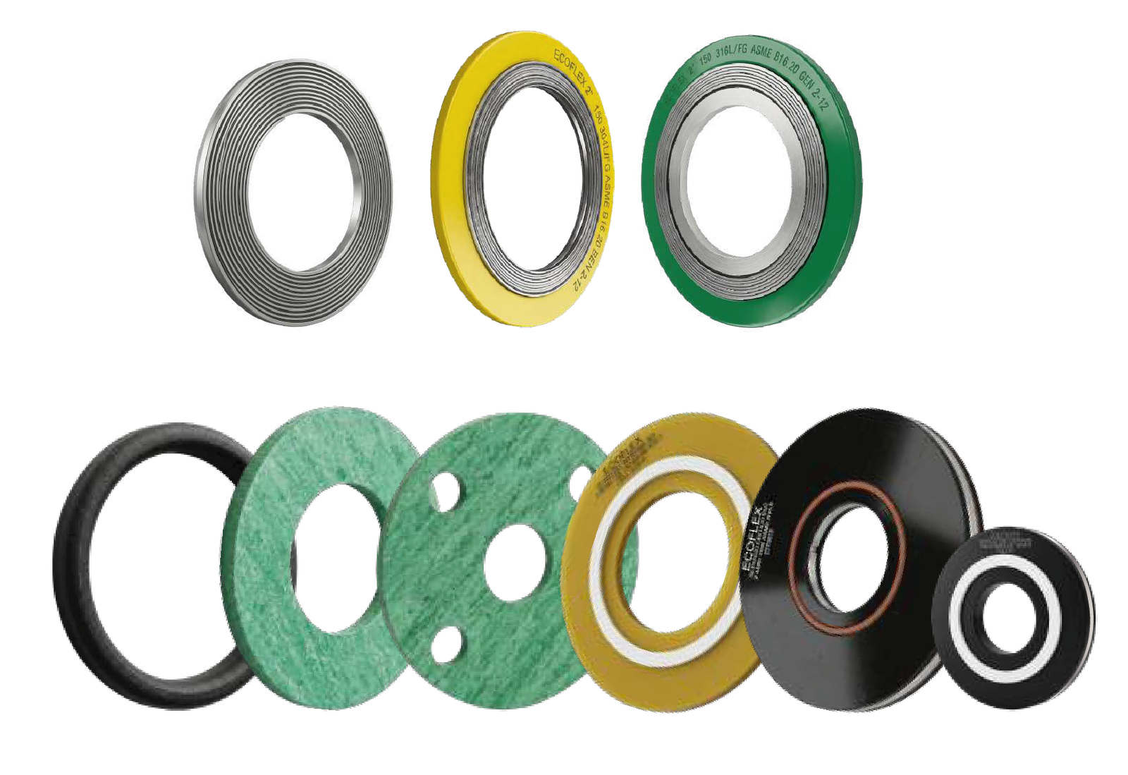 JUNTAS AISLANTES Y EMPAQUES ESPIROMETALICOS - ECOFLEX COLOMBIA