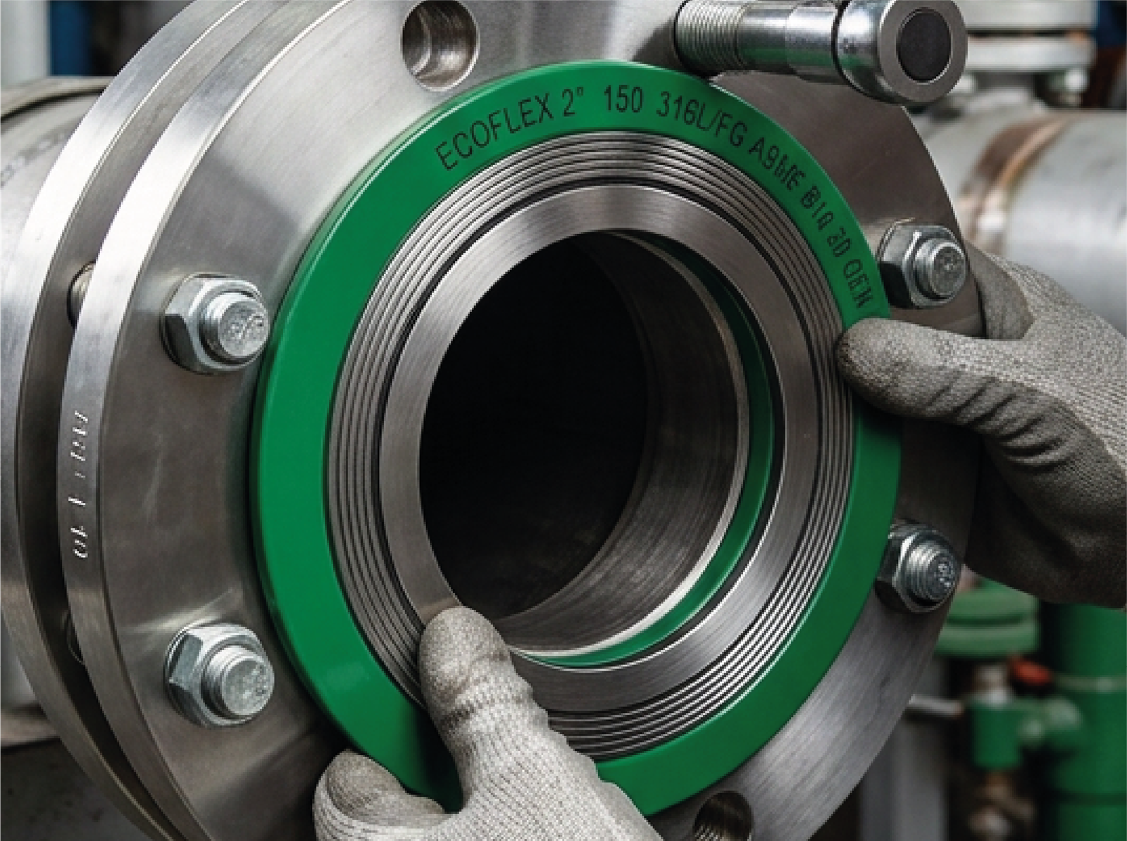 INSTALACIÓN Y MONTAJE DE EMPAQUE ESPIROMETALICO INOX 316 - ECOFLEX